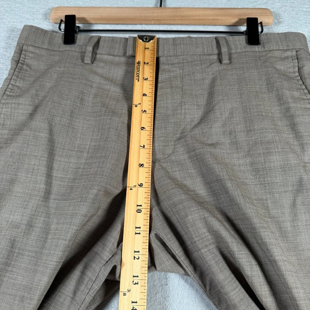 Banana Republic Mens Slim Fit Wool Blend Light Brown Dress Pants 33x30 485886